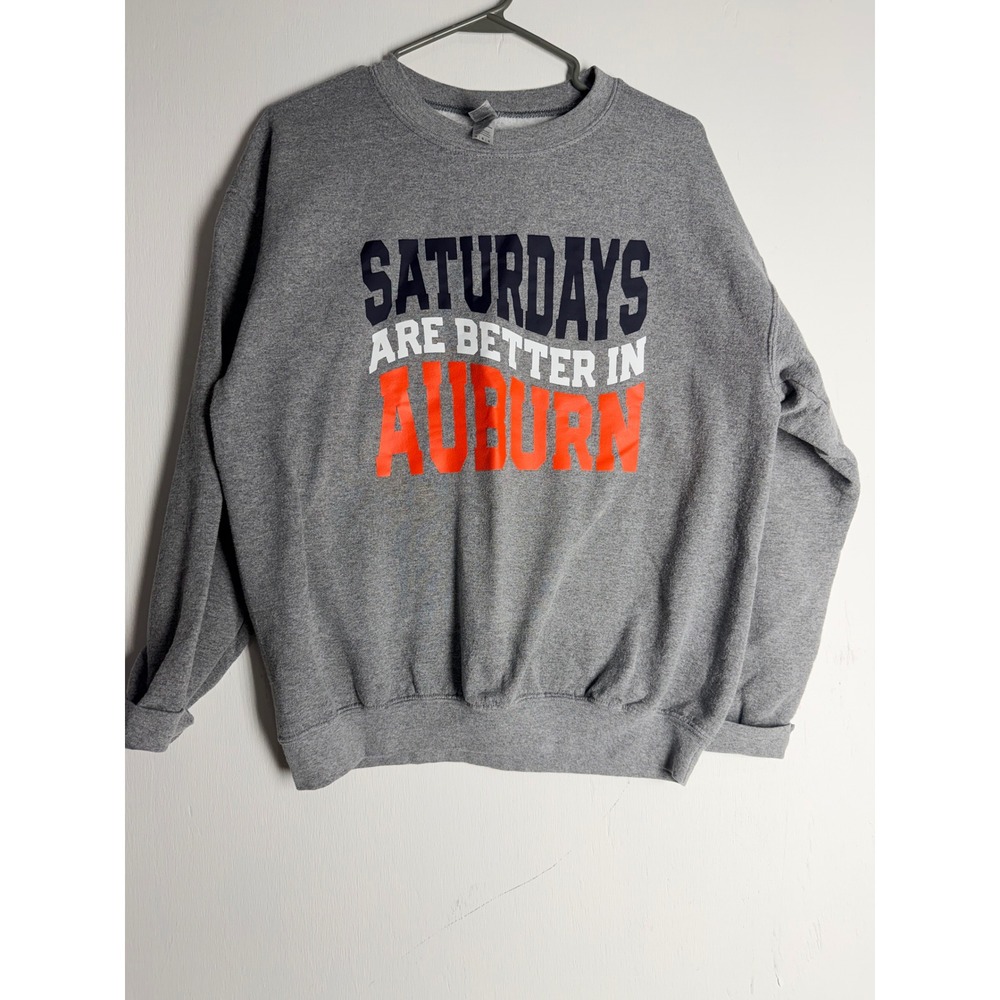 Auburn Tigers Saturdays Are Better In Auburn Sweatshirt Gray Medium